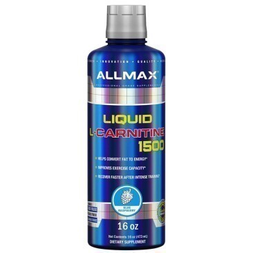 Allmax Nutrition Liquid L-Carnitine - Blue Raspberry