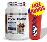 EHP Labs OxyWhey Lean Protein Formula + FREE BONUS EHP Labs Shaker Cup
