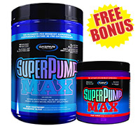 Gaspari SuperPump Max + FREE BONUS Gaspari SuperPump Max *Trial Size* - Fruit Punch