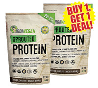 Iron Vegan Sprouted Protein *VALUE SIZE!* *BUY 1, GET 1 DEAL!*