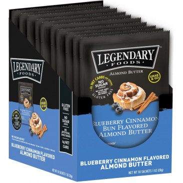 Legendary Foods Almond Butter *Packets* - Blueberry Cinnamon Bun
