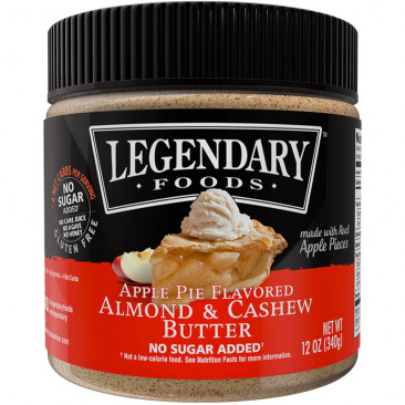 Legendary Foods Almond & Cashew Butter *Bottle* - Apple Pie