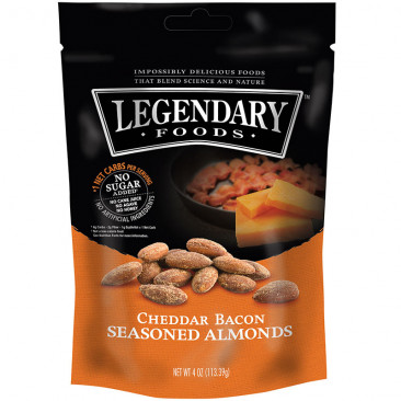 Legendary Foods Seasoned Almonds *Bag* - Cheddar Bacon