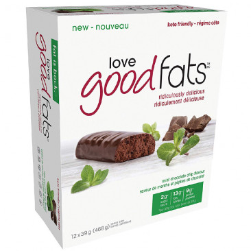 Love Good Fats Protein Bar - Mint Chocolate Chip (Best Before 06/2021)