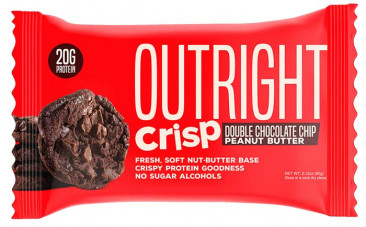 MTS Nutrition Outright Protein Bars - Crisp Double Chocolate Chip Peanut Butter