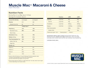 Muscle Mac Mac & Cheese
