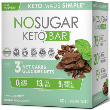 No Sugar Company Keto Bar - Chocolate Mint