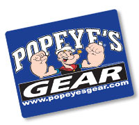 Popeye's GEAR Mouse Pads - Blue