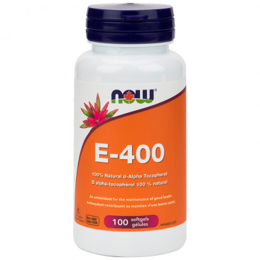 NOW Vitamin E (400 IU - D-Alpha Tocopheryl Acetate)