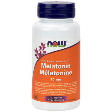 NOW Melatonin 10 mg Extra Strength