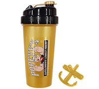 Popeye's Supplements Shaker Cup "Typhoon w/Anchor" - Gold