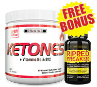 SD Pharmaceuticals Ketones + Vitamins B6 & B12 - Natural/Unflavoured + FREE BONUS Pharmafreak Ripped Freak 2.0 *Trial Size*