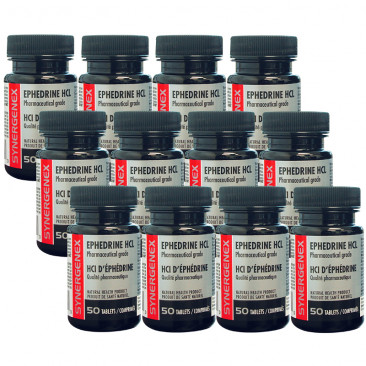 Synergenex Ephedrine HCL 8mg (Oral Nasal Decongestant) (12pk)